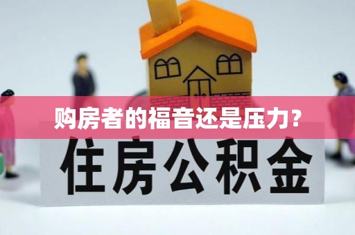澳门购房者的福音还是压力？