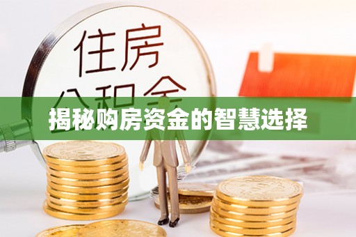 澳门揭秘购房资金的智慧选择