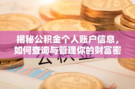 澳门揭秘公积金个人账户信息，如何查询与管理你的财富密码